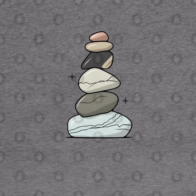 STONE ROCK BALANCING by ThesePrints